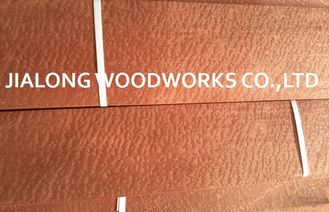 Natürliches geschnittenes Furnierholz-Blatt Schnitt Sapele Pommele für Hotel-Dekoration